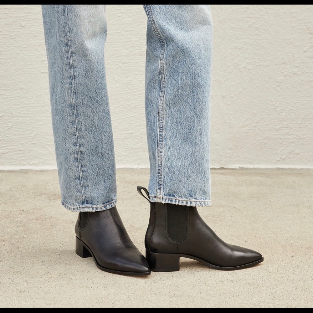 Loeffler Randall Nellie Black Chelsea Boot